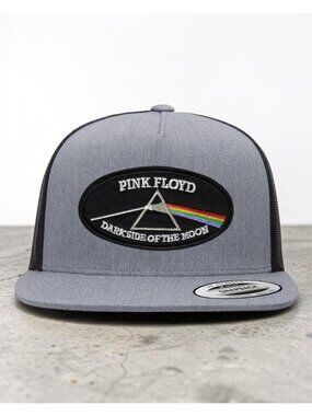 Pink Floyd YP ClassicsFlat Bill Trucker Mesh Back Snapback grey/black